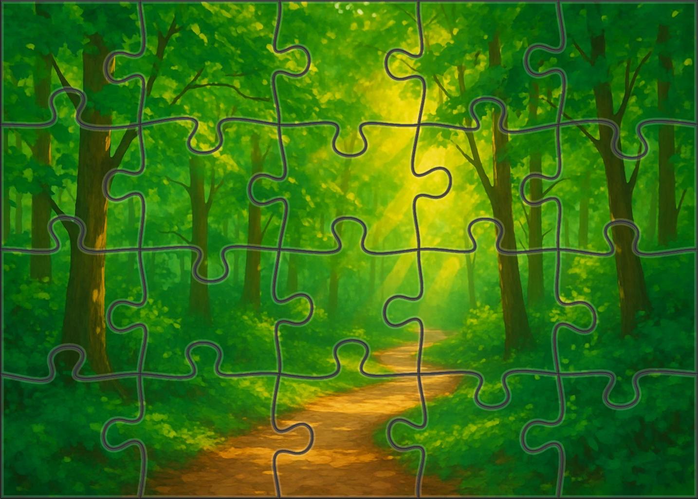 Serenity Forest Adventure Easy Puzzles