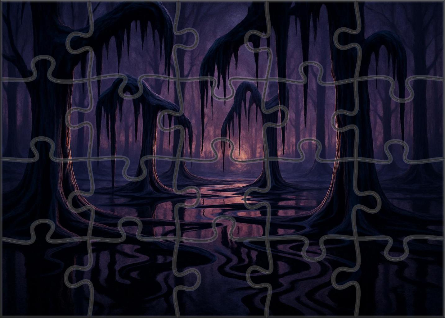 The Forest Of Melting Shadows 1000 Piece Puzzle