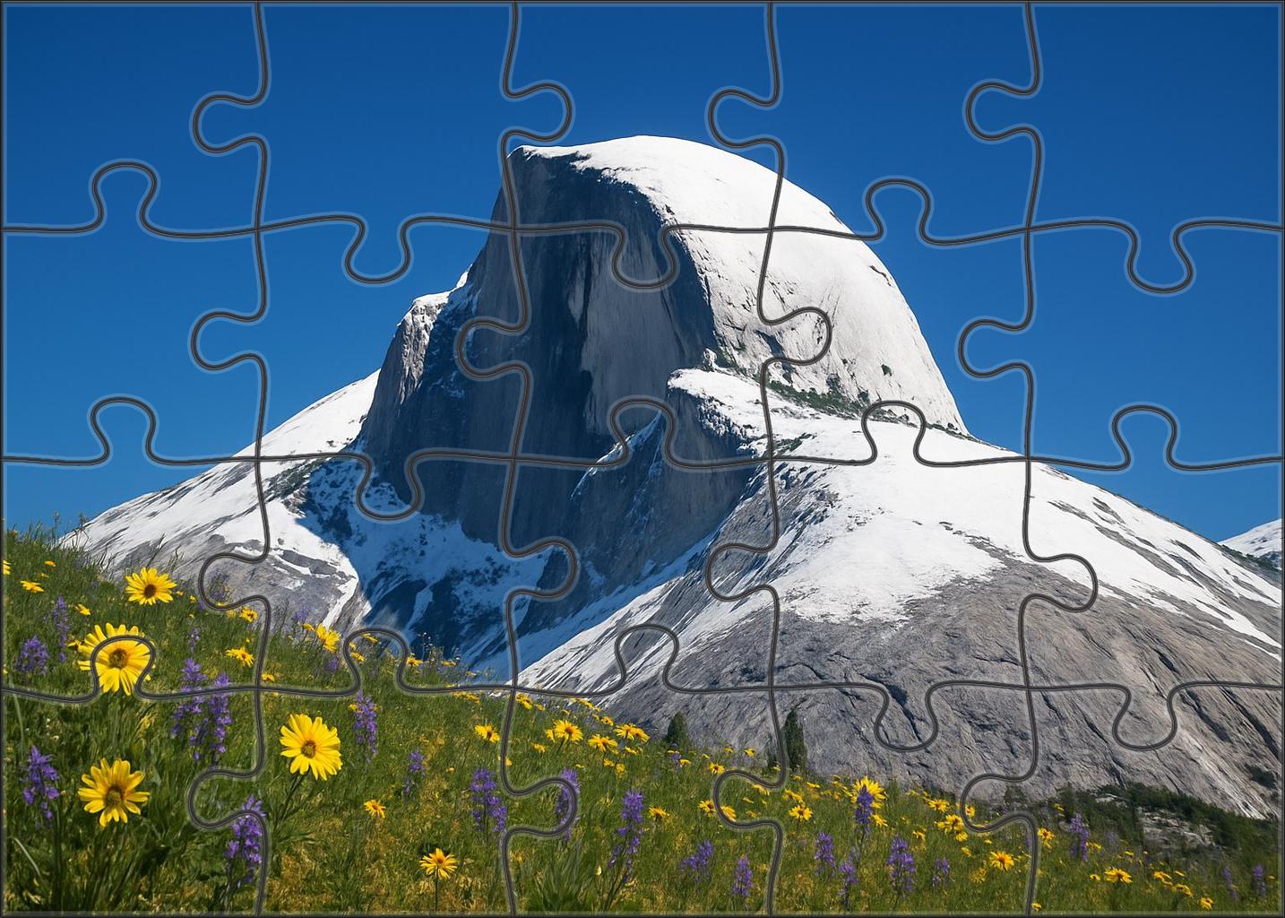 Snowbound Alpine Dome Premium Puzzle Pieces