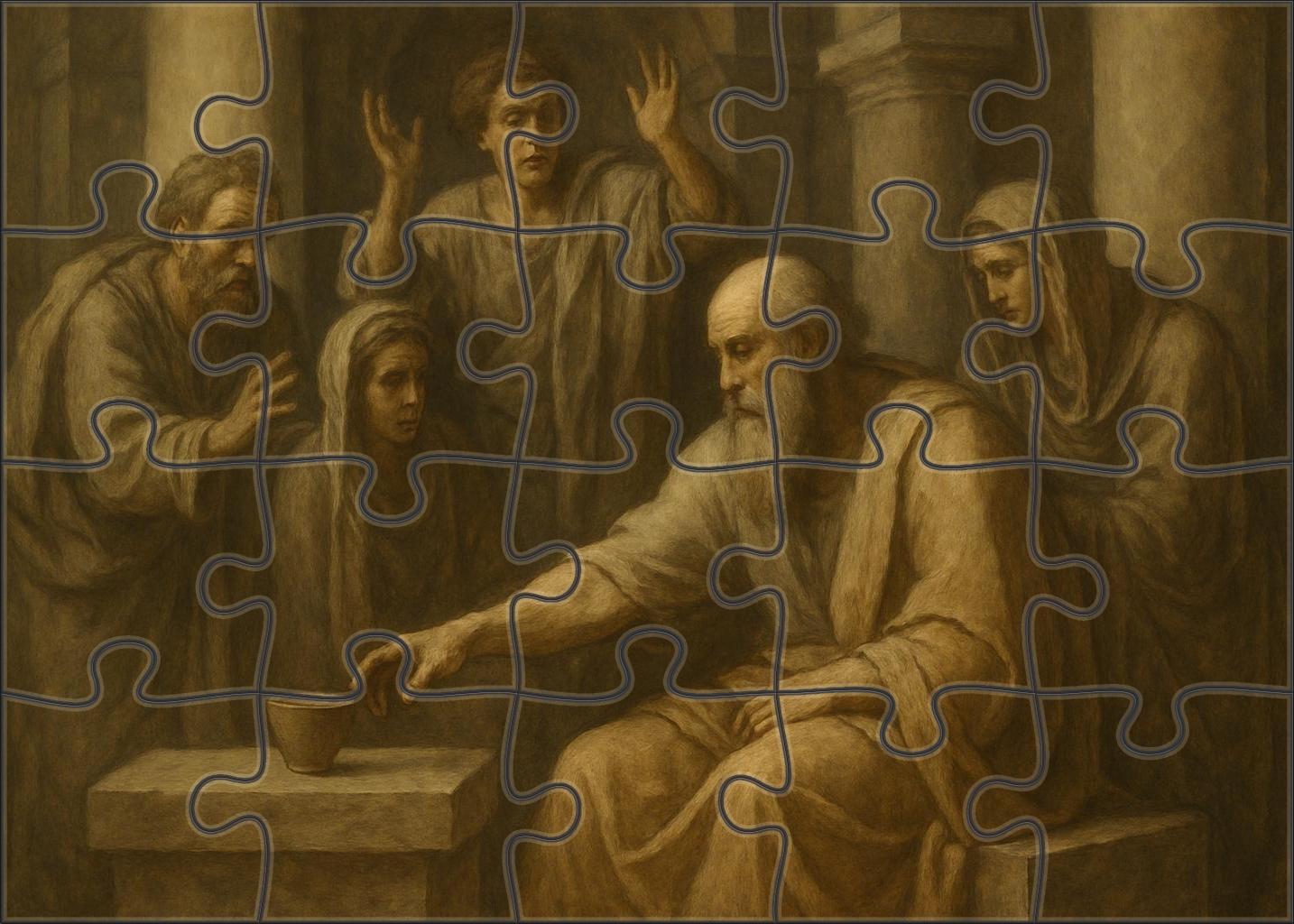 The Death Of Socrates 50 Piece Puzzle