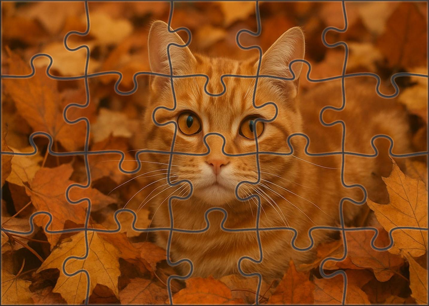 Saffron Whisker Warm Ginger Tabby With Affectionate Charm 1000 Piece Puzzle