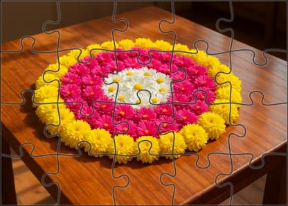 Vibrant Spring Tabletop Display Family Puzzles