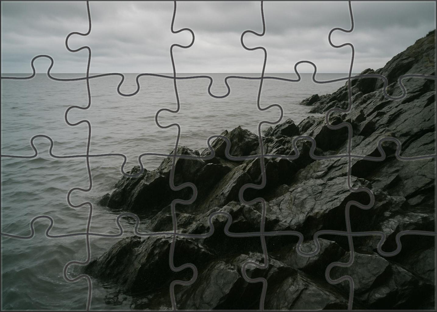 Silver Tide Rocky Shore 500 Piece Puzzle