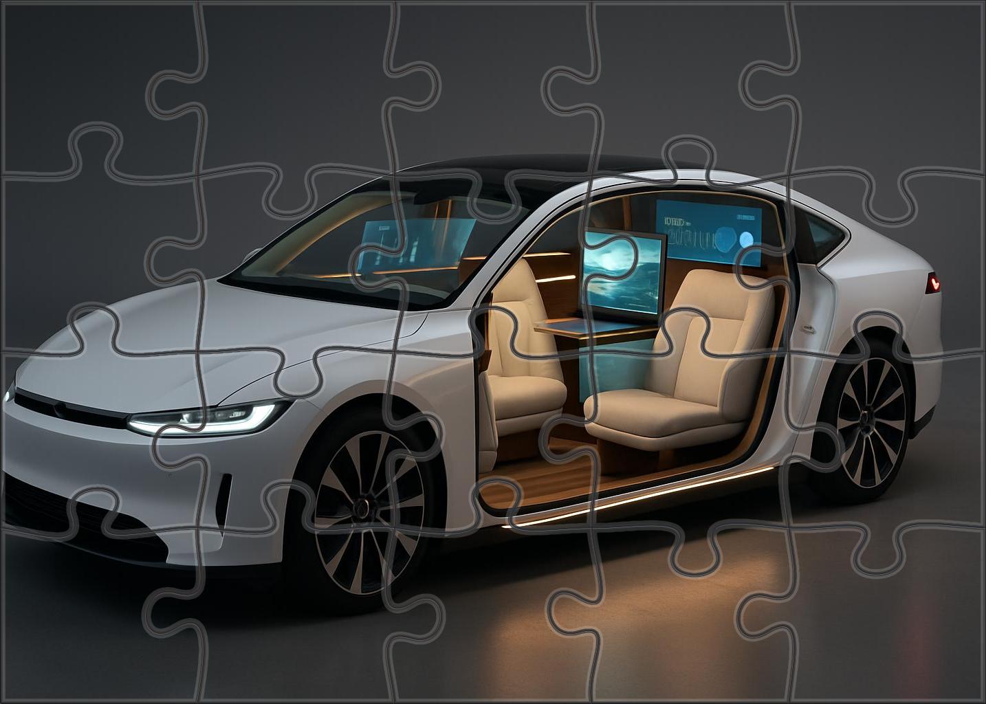 Nova Silhouette Concept Autonomous Luxury Vision Premium Puzzle Pieces