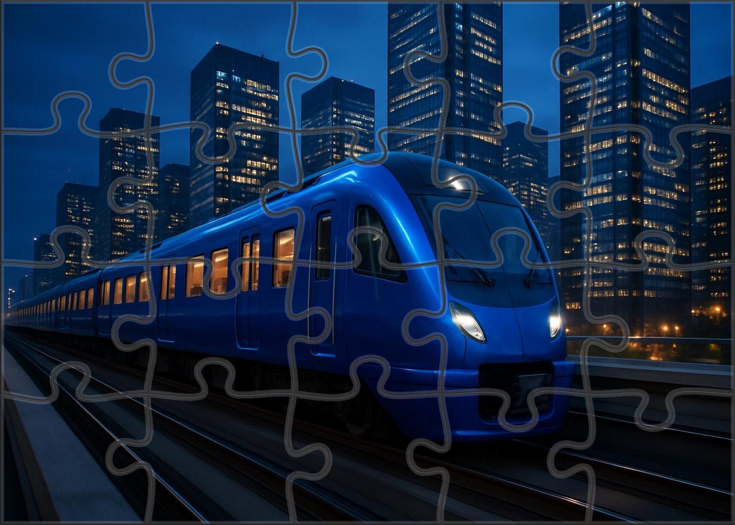 Sapphire City Commuter Puzzle For Adults