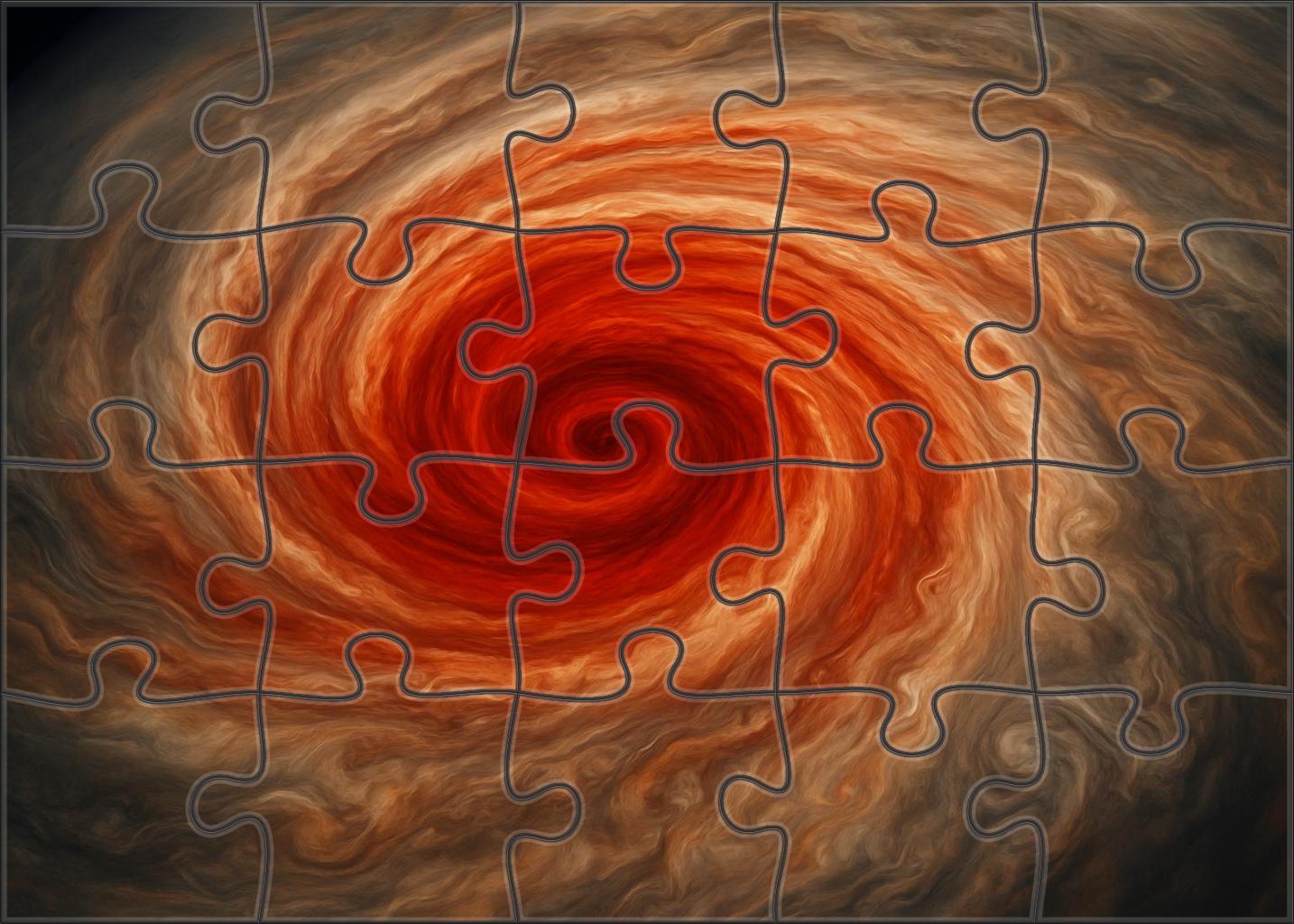 Crimson Storm Cyclone 100 Piece Puzzle