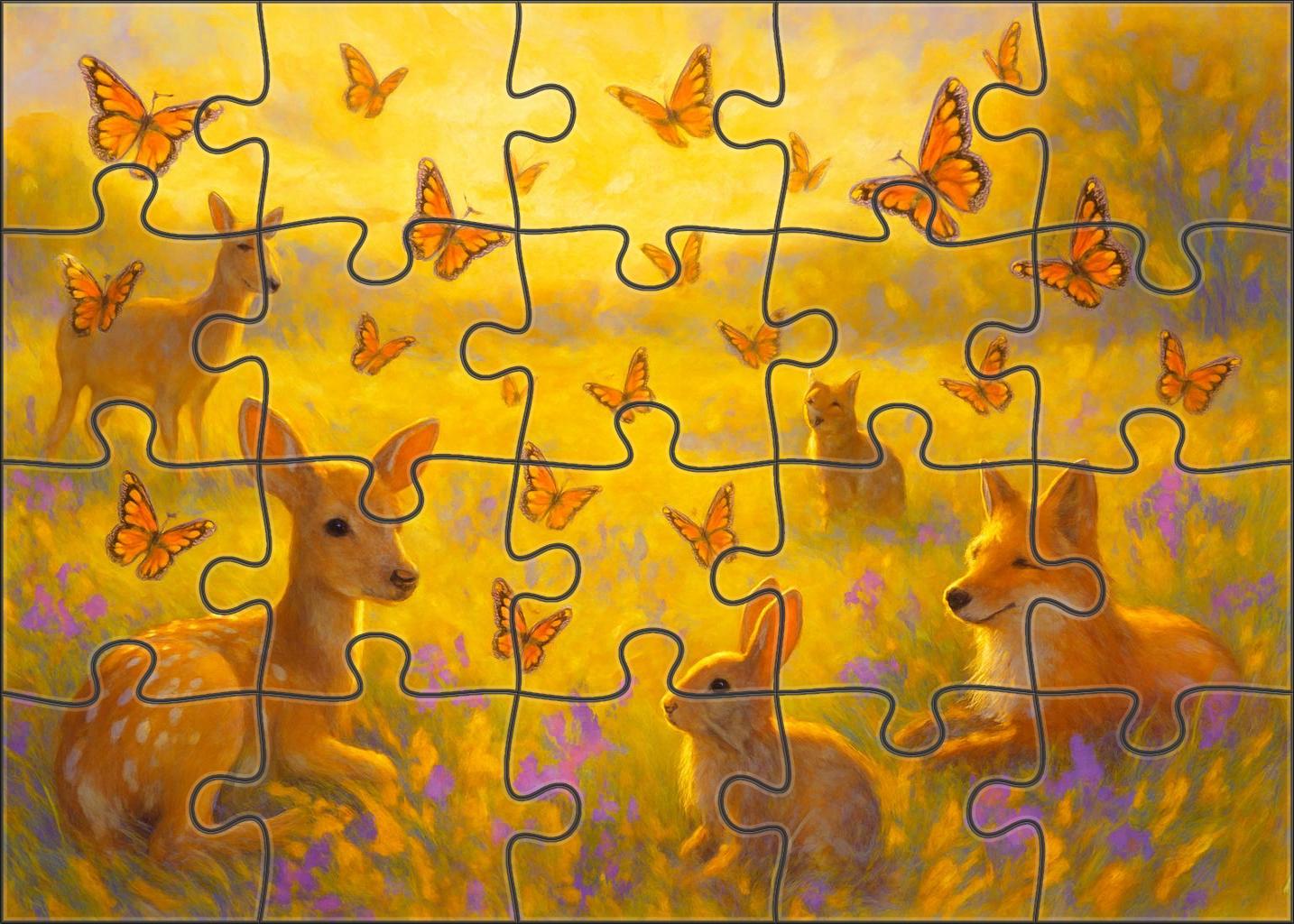 Meadow Monarchs And The Lavender Breeze Puzzle Fun