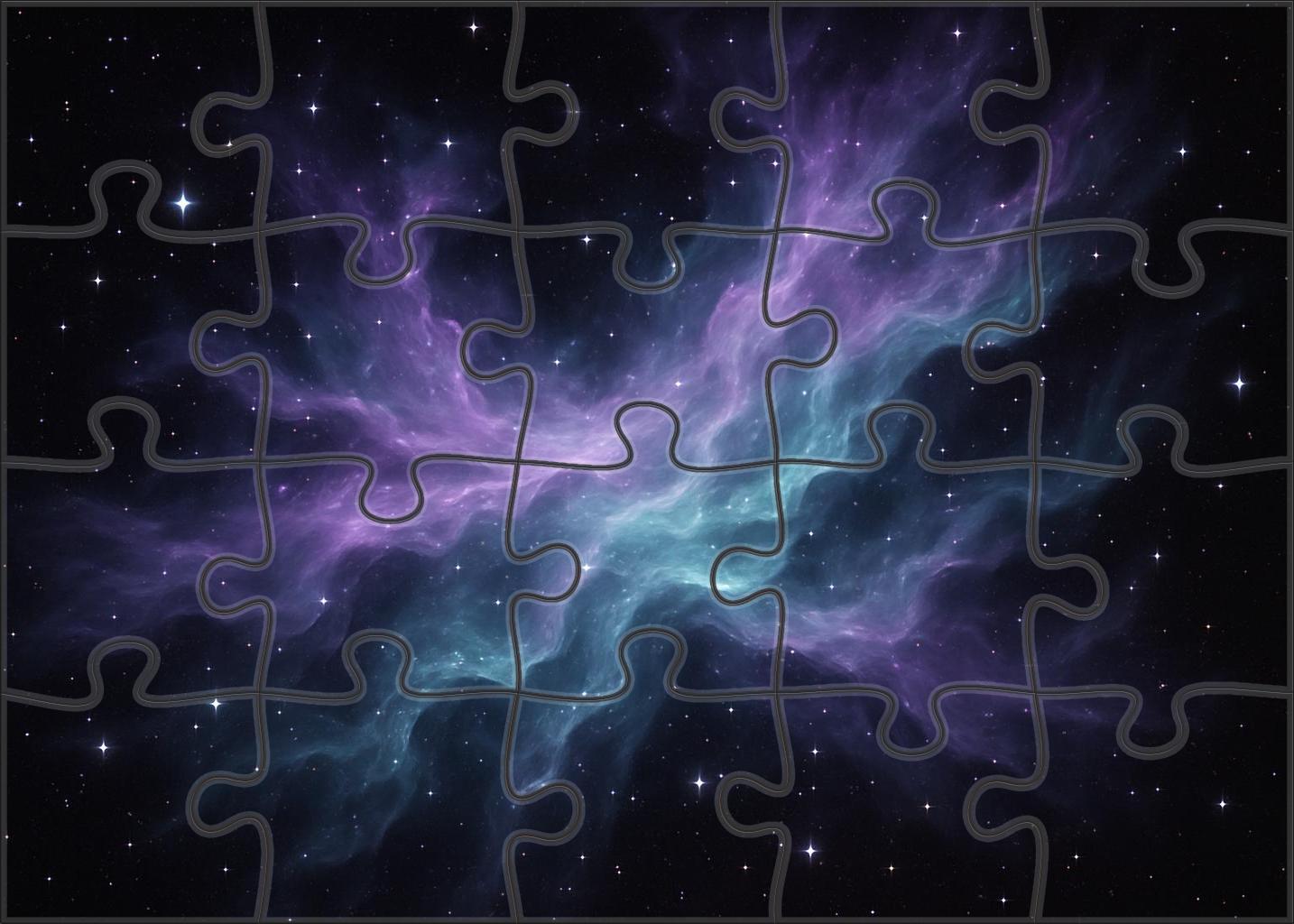 Ethereal Wavefront Nebula 100 Piece Puzzle