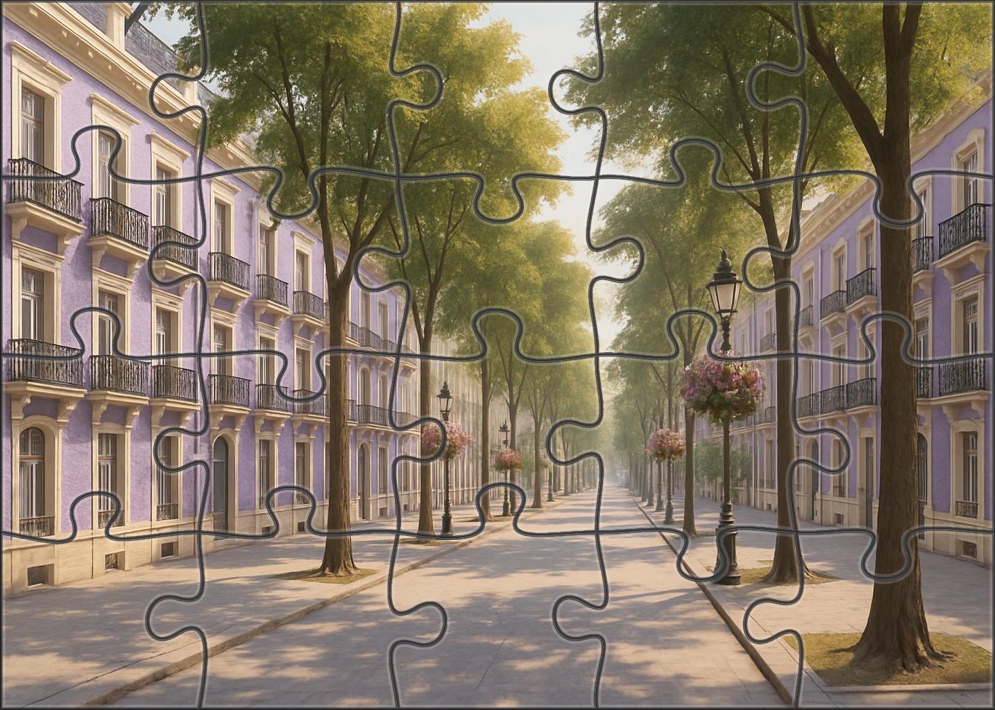 Lilac Boulevard Puzzle Fun
