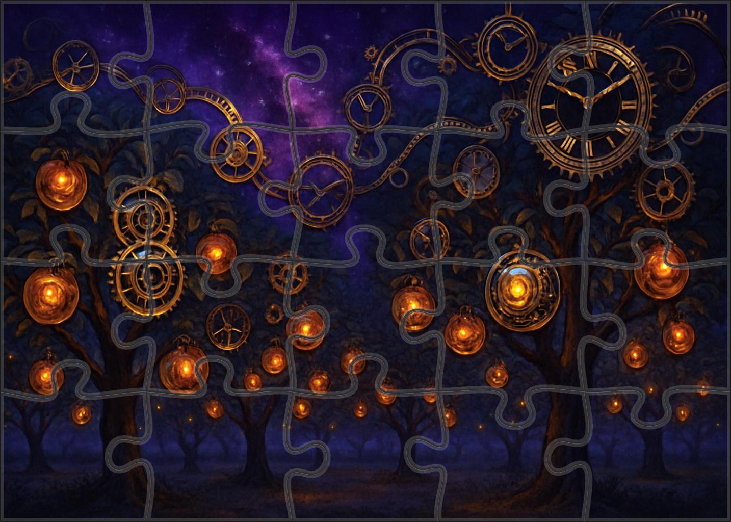 Celestial Harvest Of Clockwork Fruit Puzzle Fun