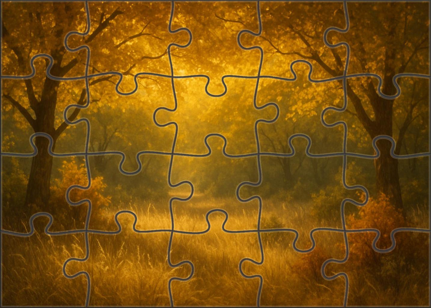 Amber Glow Glade 300 Piece Puzzle