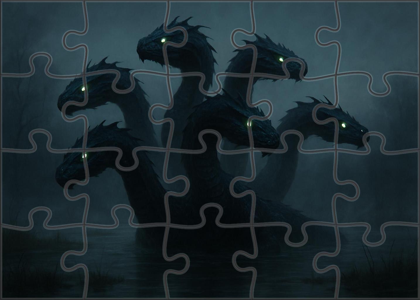 Gloomscale Hydra Unique Puzzle Design