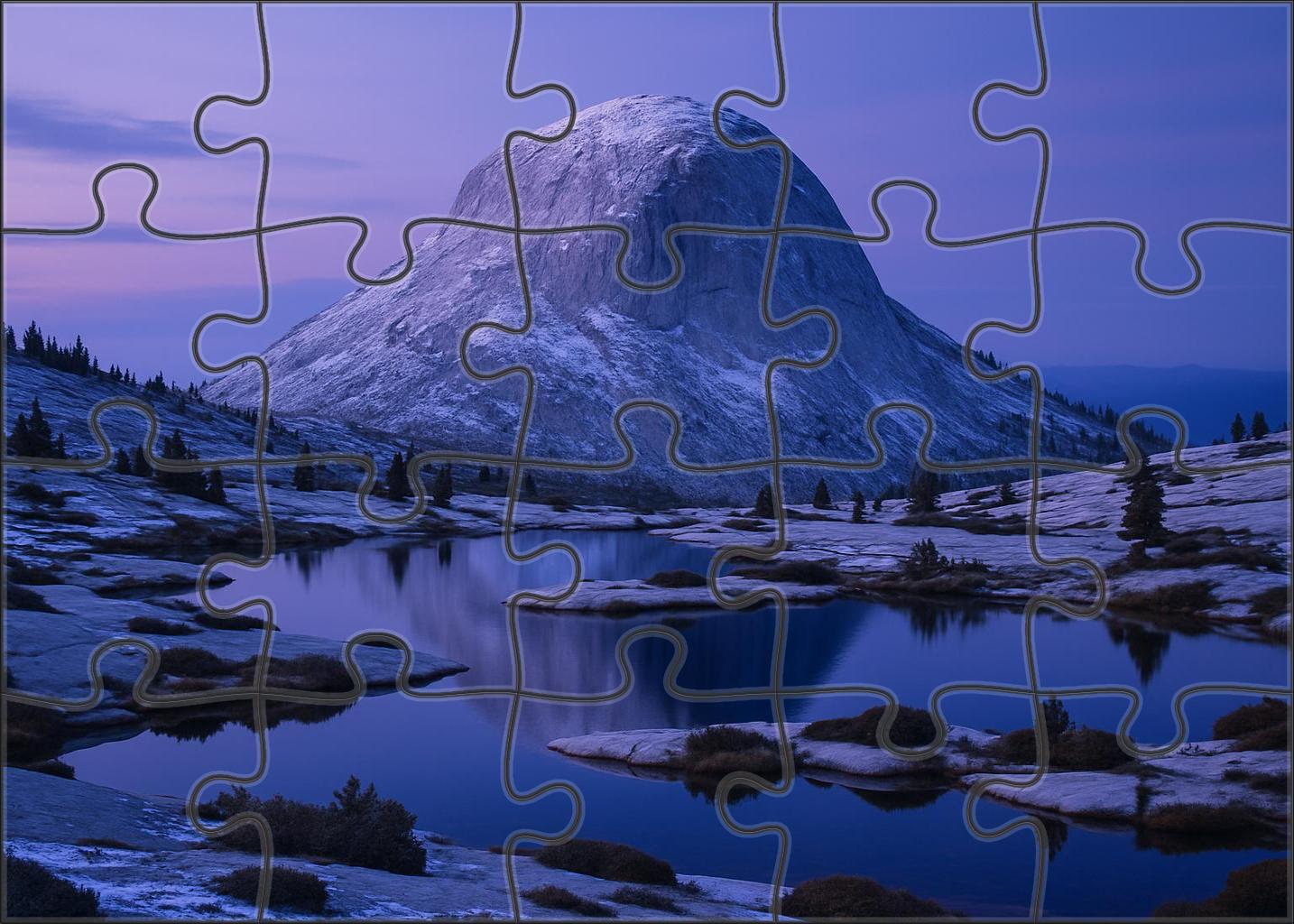Glacial Twilight Dome 20 Piece Puzzle