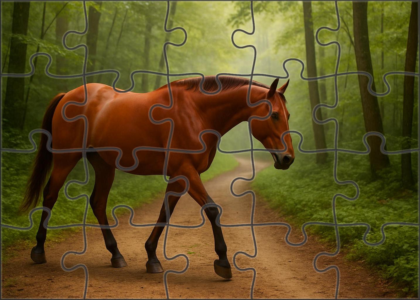 Copper Dawn Tennessee Walker Challenging Puzzles