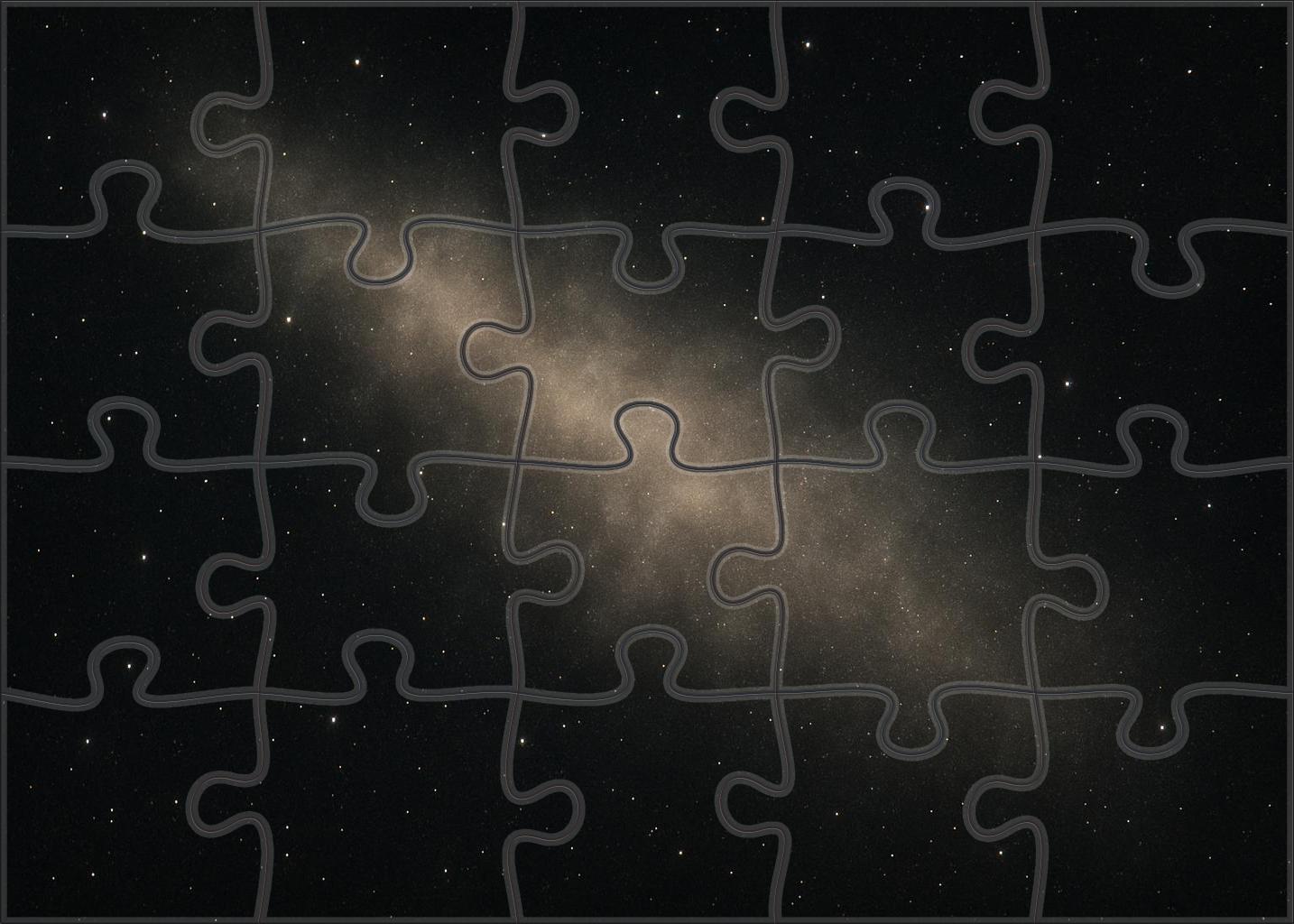 Silent Cosmic Dust Veil 200 Piece Puzzle