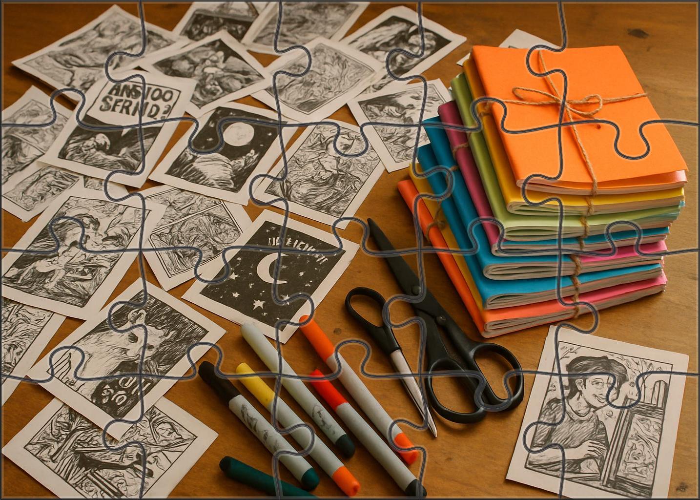 Diy Zine Culture Handcrafted Expression And Underground Voices Unique Puzzle Design