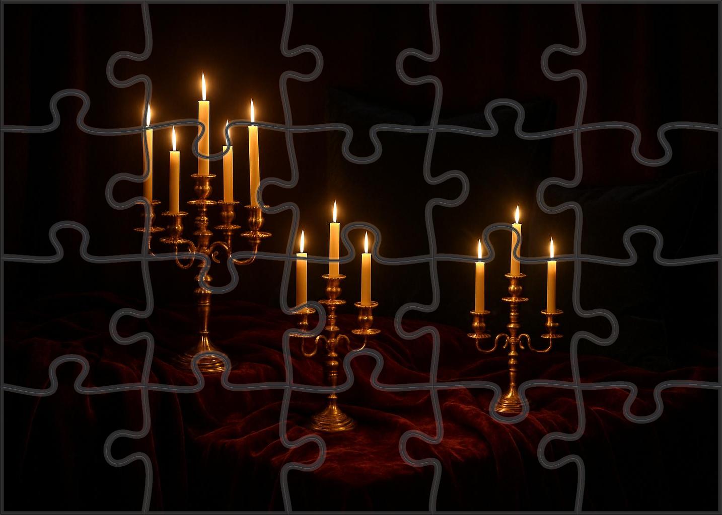 Velvet Night Gathering Custom Jigsaw Puzzle