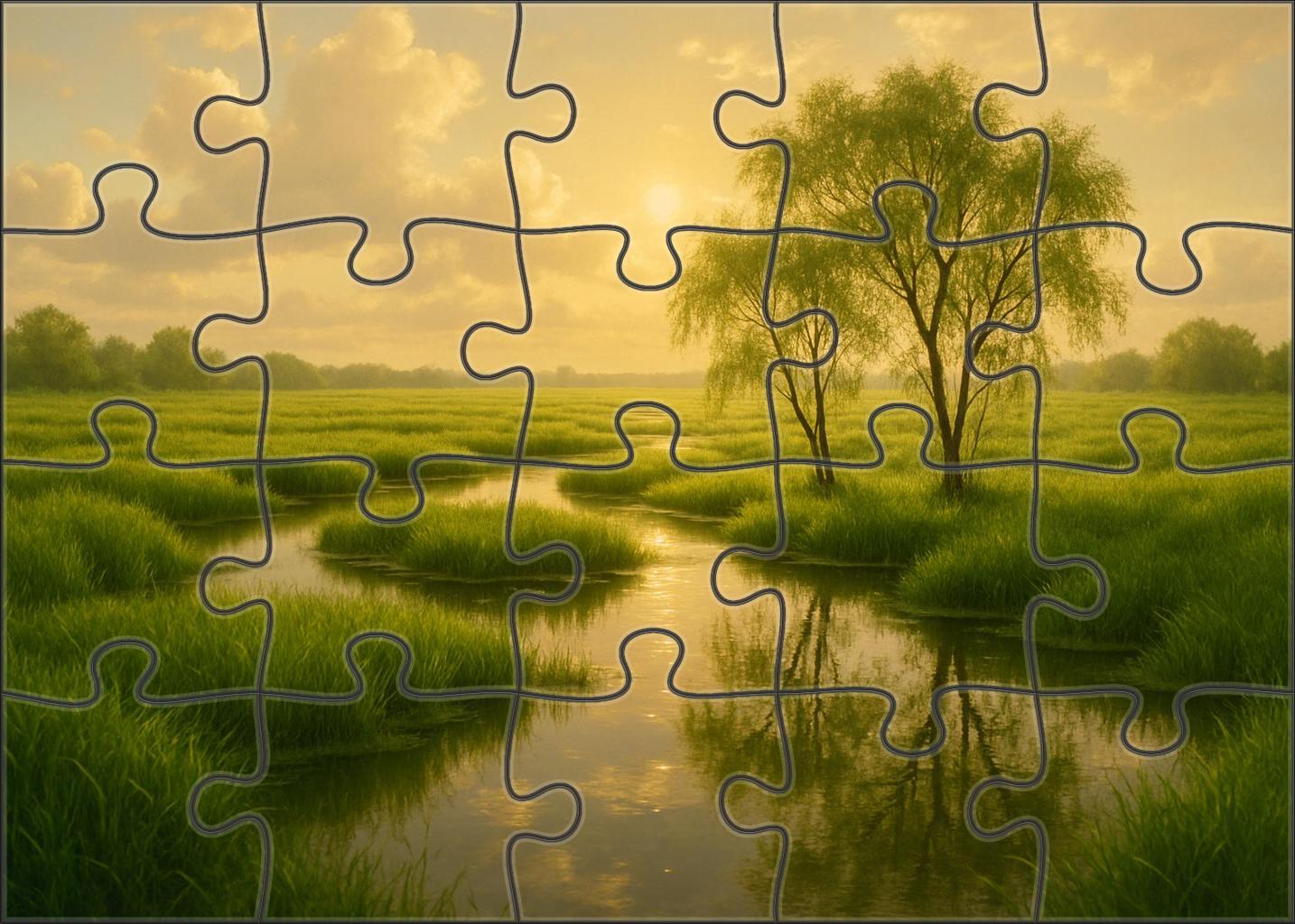 Emerald Wetland Sanctuary 20 Piece Puzzle