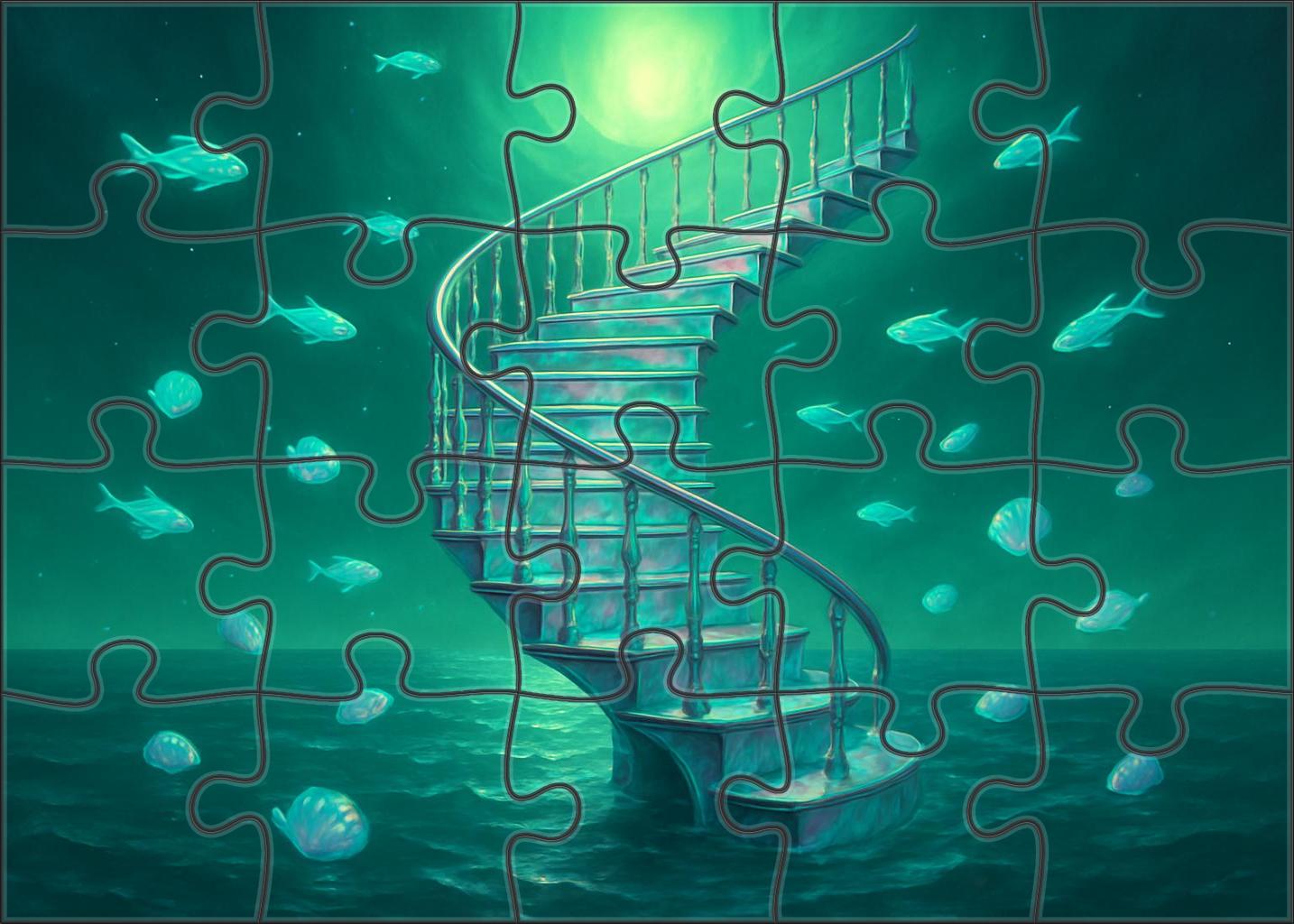 The Oceans Endless Spiral Staircase Puzzle Fun