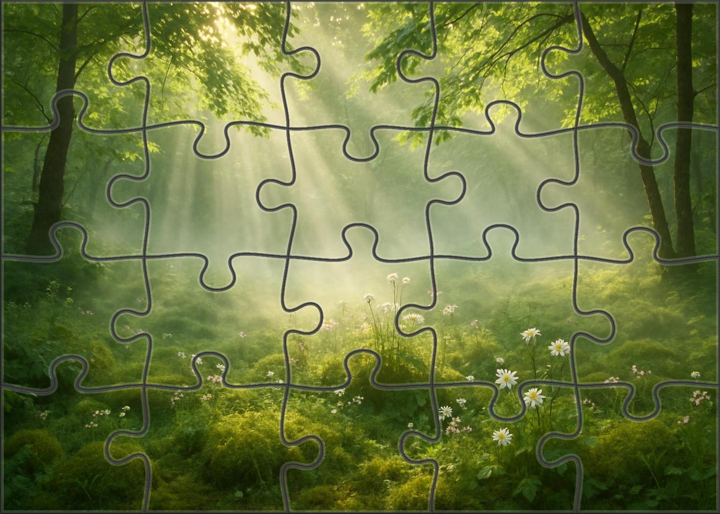Veil Of Dawnwood 300 Piece Puzzle