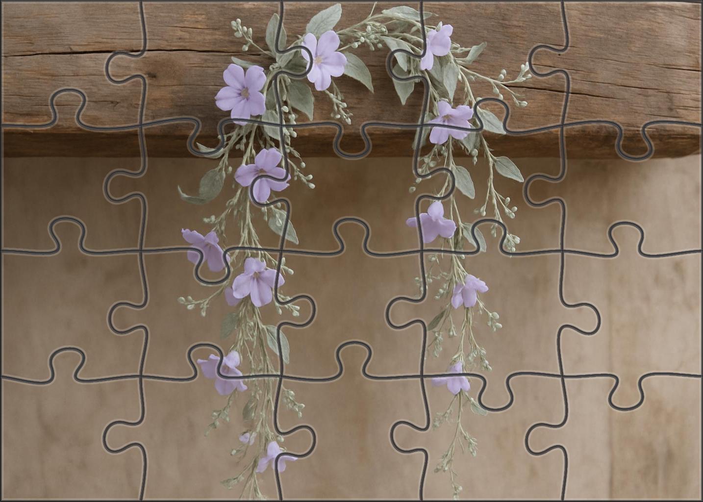 Whispering Lavender Garland Puzzle For Adults