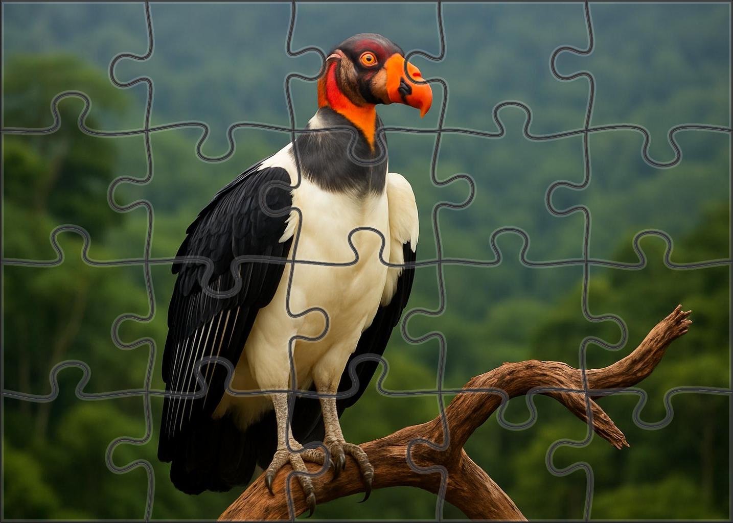 King Vulture Majestic Carrion Guardian Custom Jigsaw Puzzle