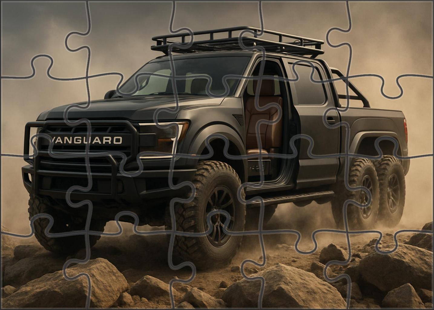 Vanguard Raptor 6x6 Extreme Off-road Powerhouse Puzzle For Kids