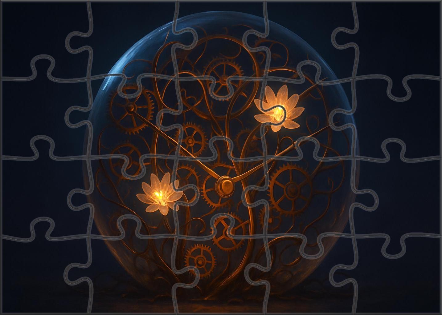 Clockwork Jungle In A Hollow Sphere 300 Piece Puzzle