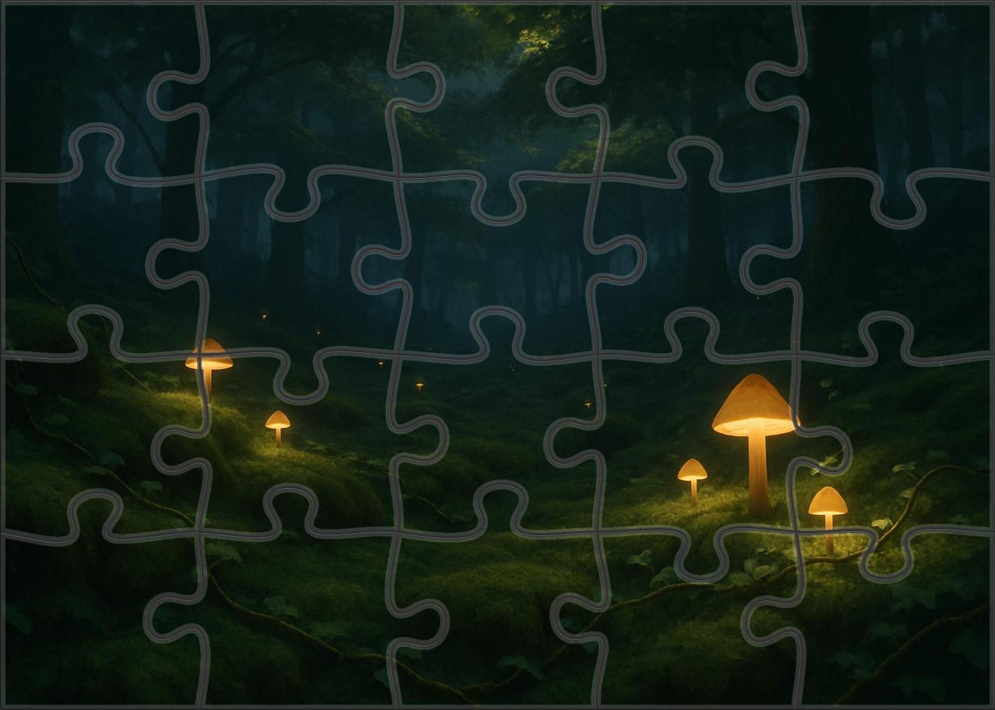 Mosswoven Twilight Glade Large Format Puzzle