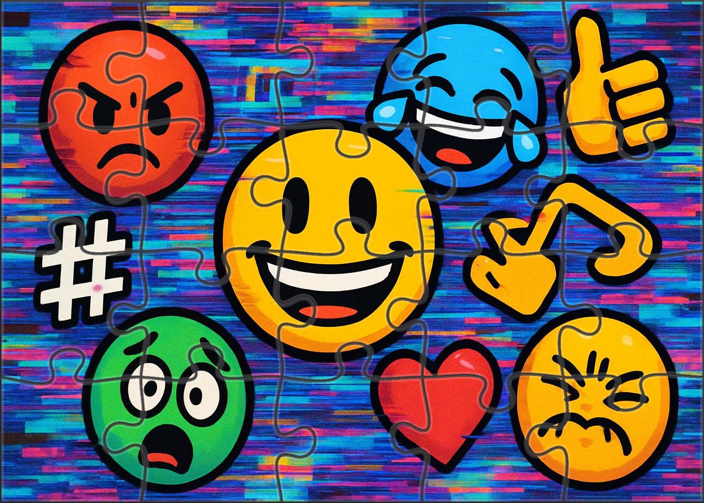 Digital Meme Culture Phenomenon Unique Puzzle Design