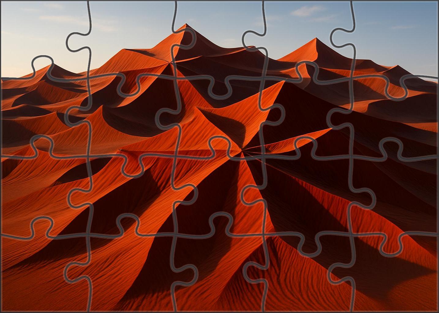 The Ruby Star Dunes 200 Piece Puzzle
