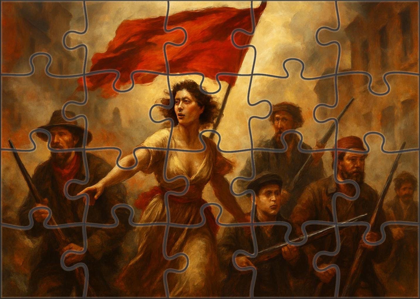 Liberty Leading The People 20 Piece Puzzle