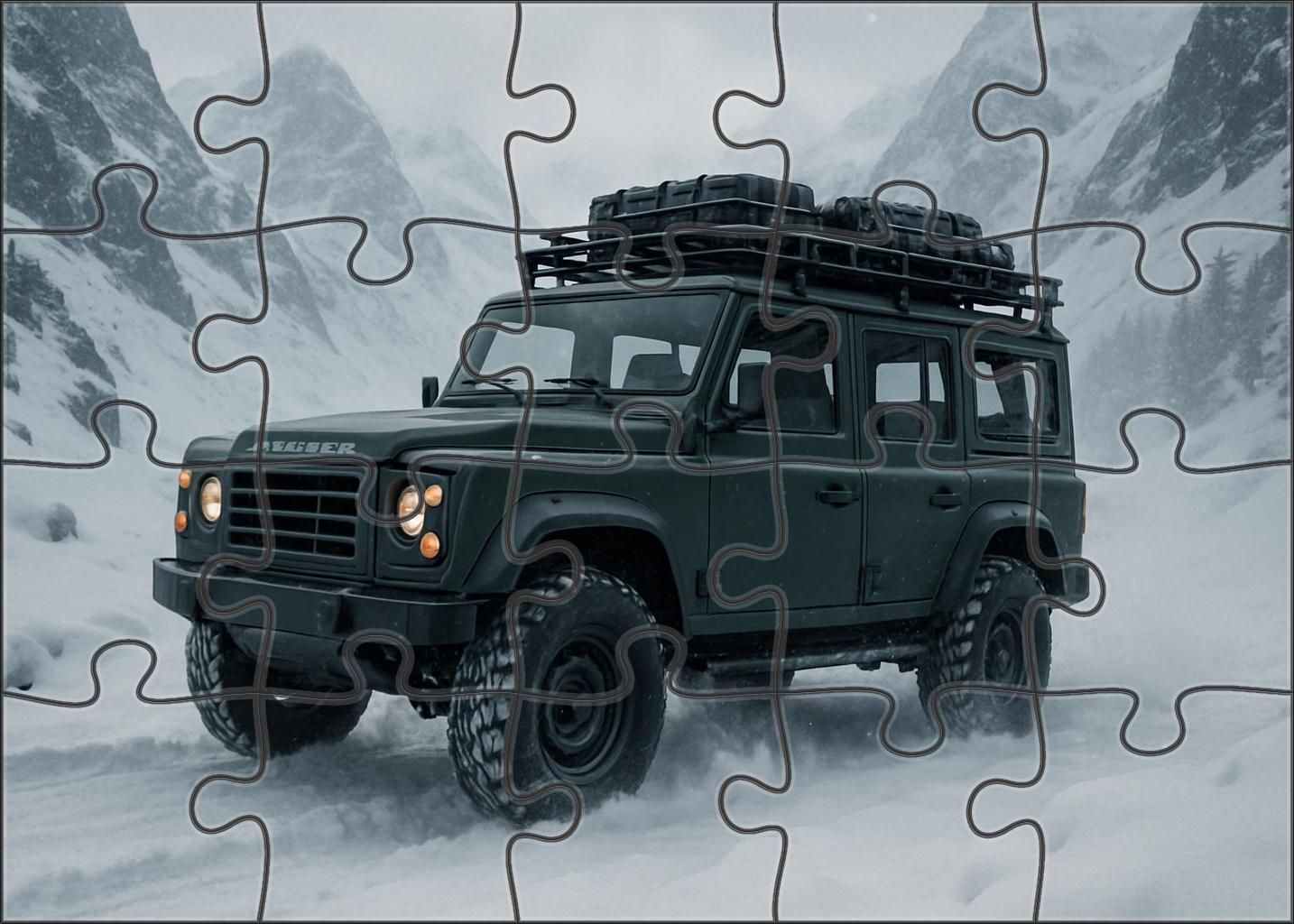 Glacier Sentinel Off-road Electric Utility With Impressive Range Family Puzzles