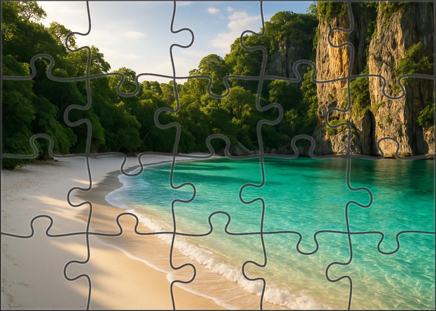 Tranquil Shell Cove Puzzle Challenge