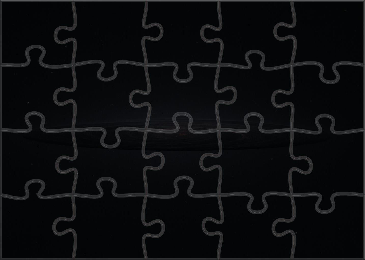 Obsidian Void Accretion Disk 100 Piece Puzzle