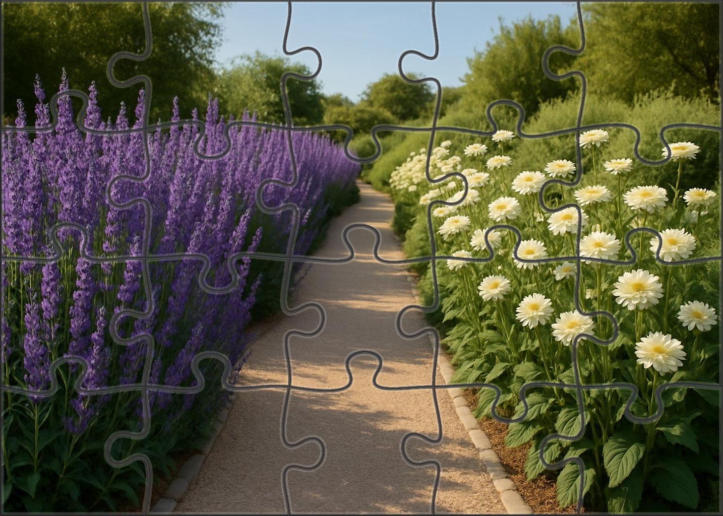 Lavender Breeze Garden Walk 200 Piece Puzzle