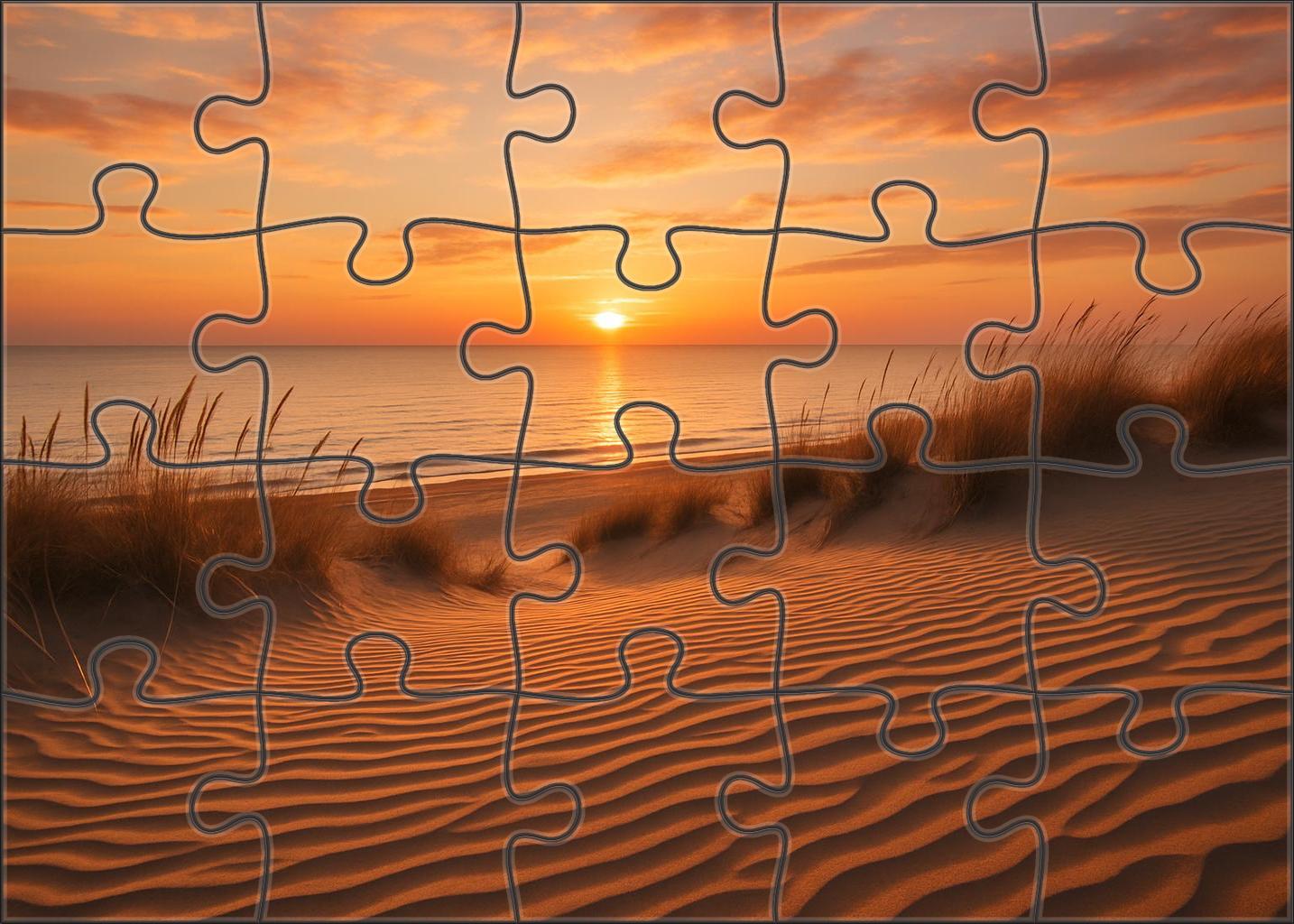 Twilight Dunes Escape Large Format Puzzle