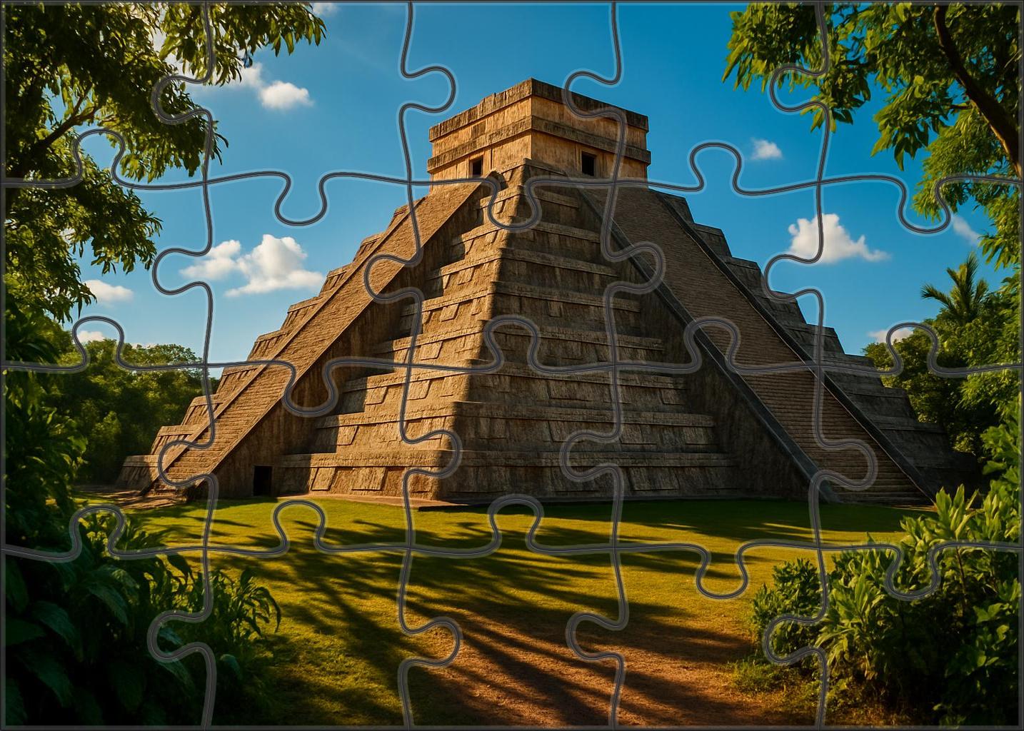 Chichen Itza Located In Yucatn Mexico Recognized By 6920 Globally As A Pre-columbian Archaeological Wonder Unique Puzzle Design
