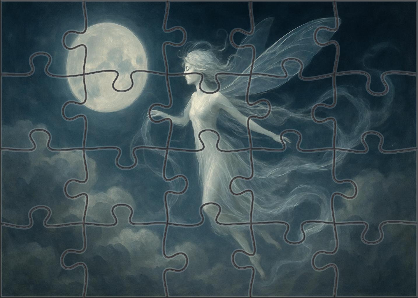 Silverwisp Sylph Unique Puzzle Design