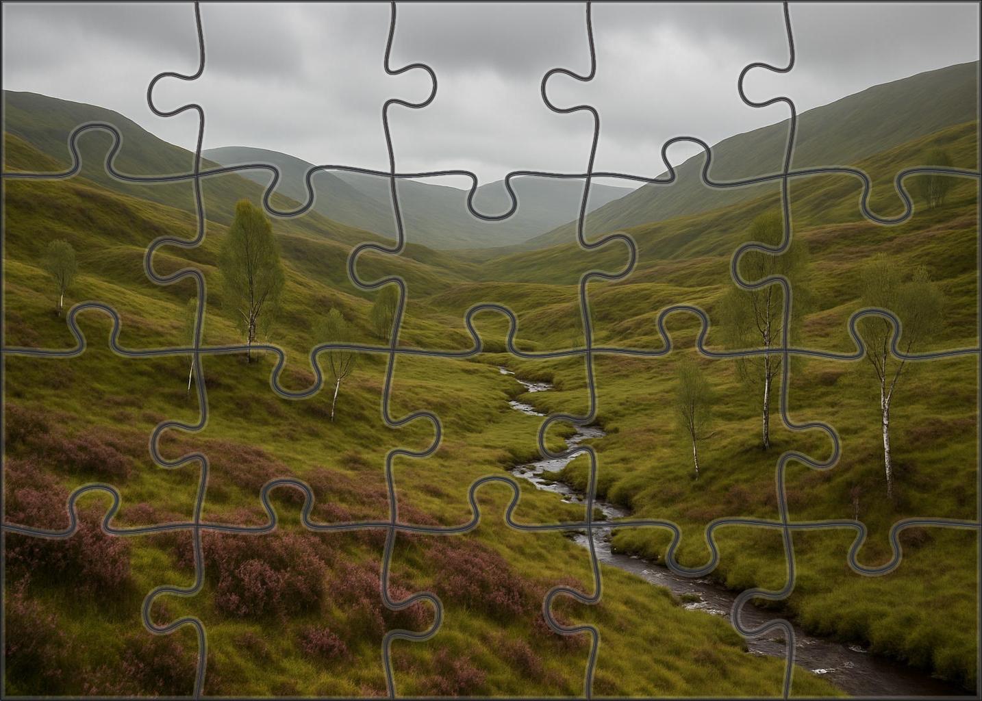 Mossclad Highland Ridges Puzzle Collection