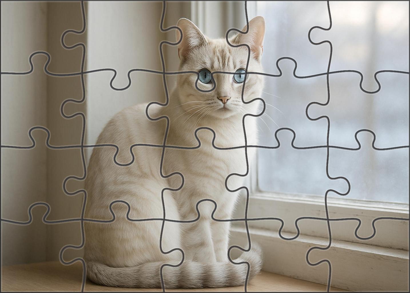Frosted Lynx Point 50 Piece Puzzle