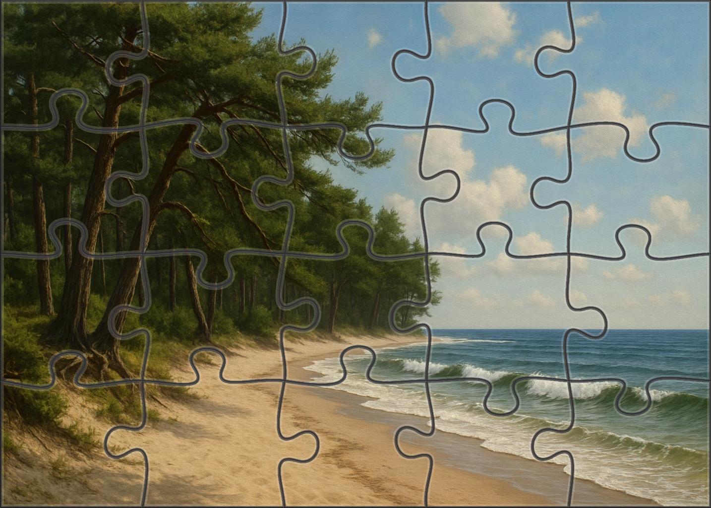 Whispering Pine Coast 100 Piece Puzzle