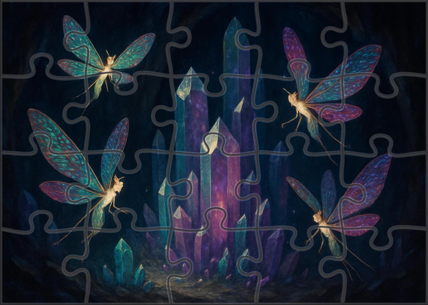 Luminescent Shardwings 20 Piece Puzzle