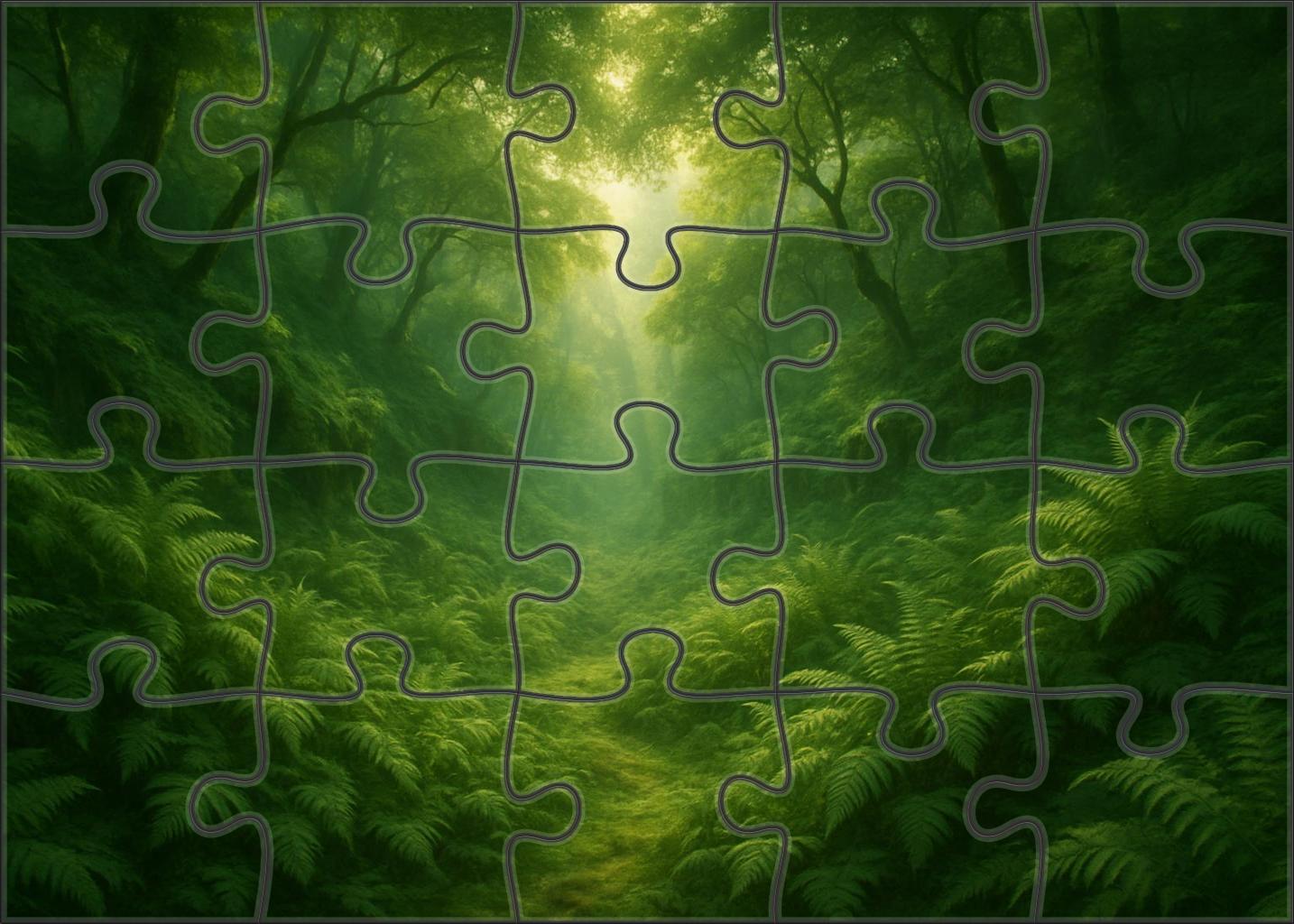 Whispering Fern Vale 500 Piece Puzzle