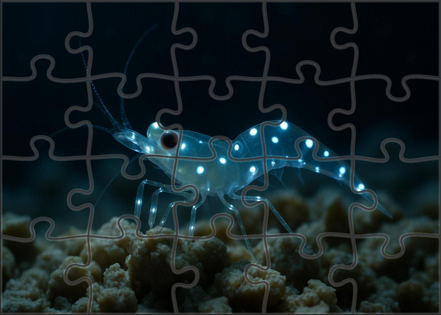 Pearl-spotted Lantern Shrimp 300 Piece Puzzle