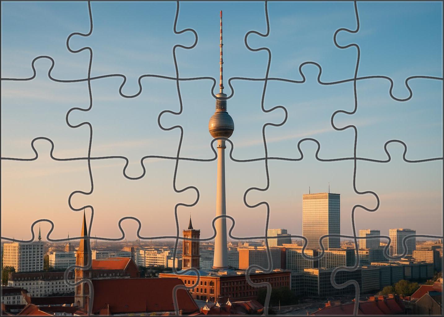 Berlin Skyline Historic Heart Meets Contemporary Modernity 100 Piece Puzzle