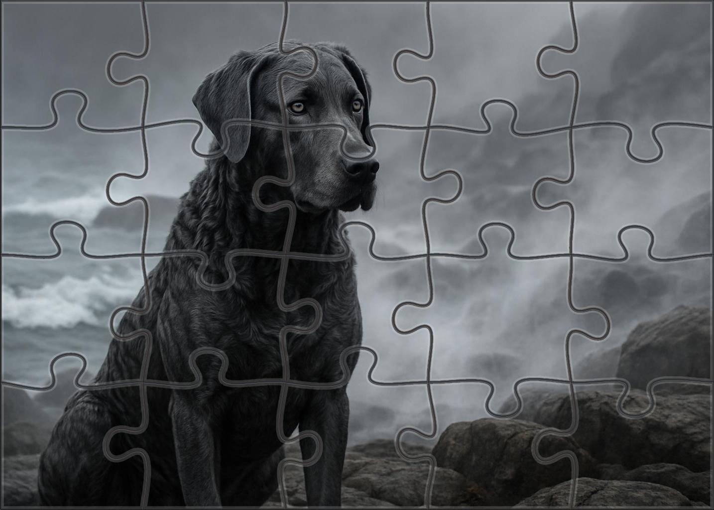 Charcoal Tide Puzzle Collection