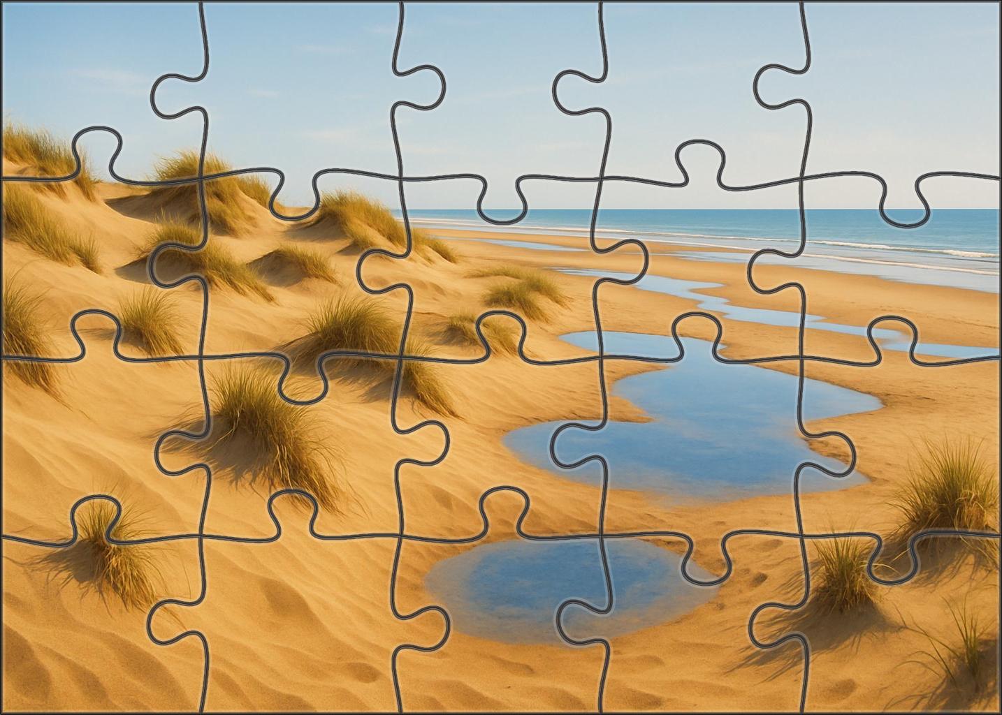 Whispering Dunes Beach Puzzle Fun
