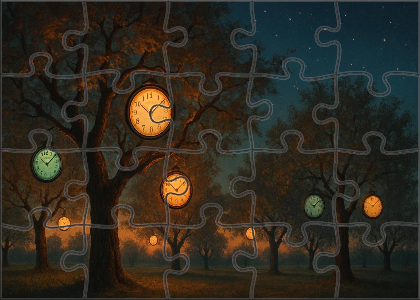 The Clockmaker's Dream Orchard 200 Piece Puzzle