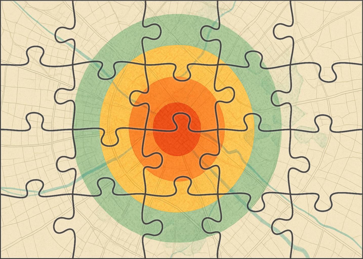 Urban Growth Morphology Map Challenging Puzzles